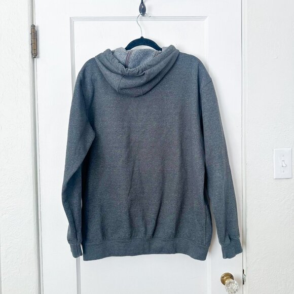 New Belgium X Carhartt | Grey Hooded Sweatshirt Graphic Brewery Jacket‎ Medium - Picture 3 of 7